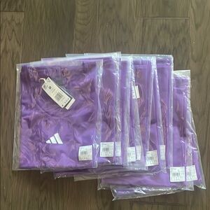 Set of 10 Adidas Pro Training Bibs in Purple